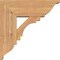 Ekena Millwork Merced Traditional Smooth Bracket w/ Offset Brace, Western Red Cedar, 7 1/2"W x 20"D x 20"H BKT0806X20X20MRC01SWR - alternate 4